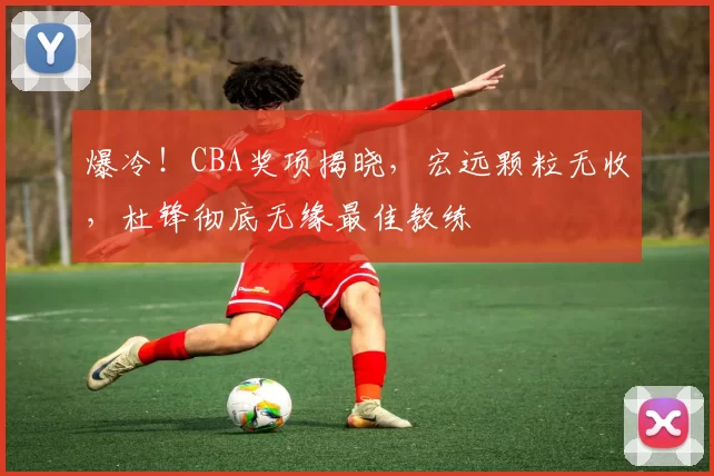 爆冷！CBA奖项揭晓，宏远颗粒无收，杜锋彻底无缘最佳教练