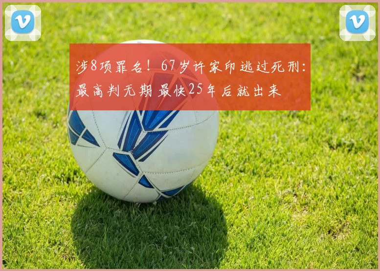 涉8项罪名！67岁许家印逃过死刑：最高判无期 最快25年后就出来